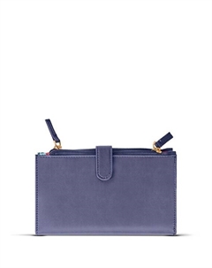 Темно-синий женский кошелек Case look