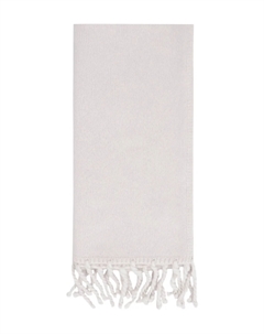 Шарф с бахромой, серый Gant