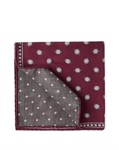 Шелковый платок-паше, красный Brunello cucinelli