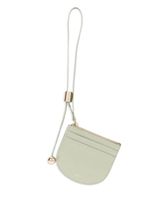 Визитница на кожаном ремешке Laura, зеленый Furla