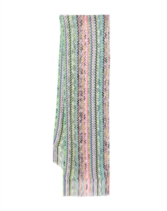 Шарф зигзагом, синий Missoni