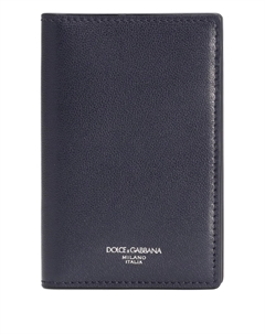 Картхолдер с логотипом, синий Dolce&gabbana