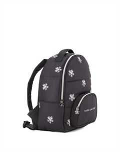 Дутый рюкзак с цветочным принтом, черный Marc jacobs kids