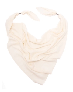 Шарф с завязкой, нейтральный Brunello cucinelli