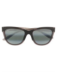 Солнцезащитные очки в квадратной оправе, серый Maui jim