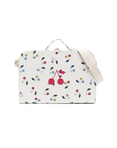 Сумка на плечо с принтом, белый Bonpoint