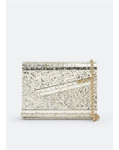 Клатч Candy glitter clutch, золотой Jimmy choo