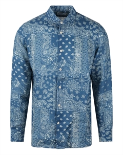 Рубашка с принтом, синий Mc2 saint barth