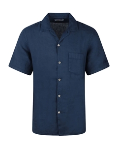 Льняная рубашка, синий Mc2 saint barth