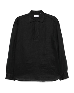 Льняная рубашка, черный Tagliatore