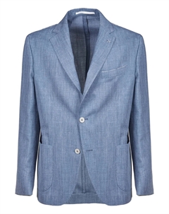 Однобортный блейзер, синий Eleventy