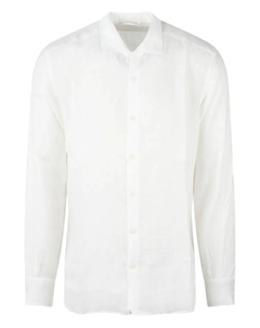 Льняная рубашка с длинным рукавом, белый Mc2 saint barth
