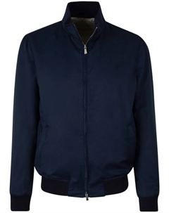 Шерстяной бомбер, синий Mandelli