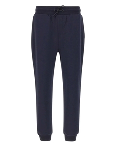 Брюки с завязками на талии, синий Fay