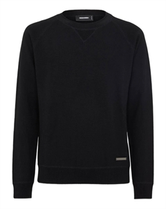 Джемпер тонкой вязки, черный Dsquared2