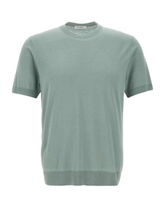 Футболка из смесового шелка, зеленый Paolo pecora