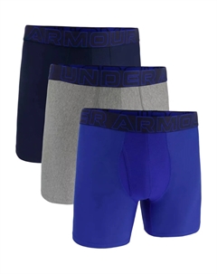 Комплект из трех боксеров с логотипом, синий Under armour