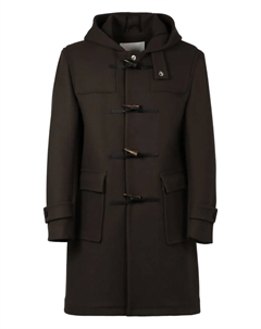 Шерстяное дафлкот, коричневый Mackintosh