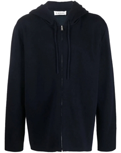 Худи с вышитым логотипом, синий Lanvin