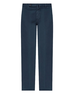 Брюки с петлями для ремня, синий Incotex