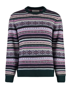 Свитер с круглым вырезом, зеленый Gant