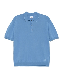 Рубашка-поло из хлопка, синий C.p. company