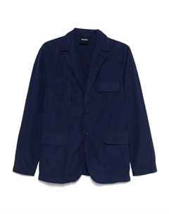 Куртка-рубашка с карманами, синий Aspesi