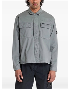 Габардиновая куртка-рубашка, серый C.p. company