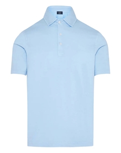 Рубашка-поло из хлопка, синий Barba