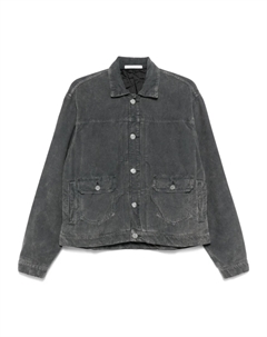 Однобортное пальто из хлопка, серый Sunflower