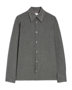Шерстяная рубашка, серый Jil sander