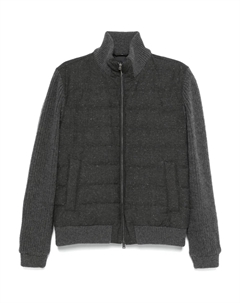 Стеганая куртка со вставками, серый Herno