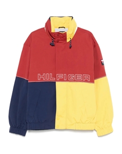 Куртка-бомбер с логотипом на кнопках, красный Tommy hilfiger