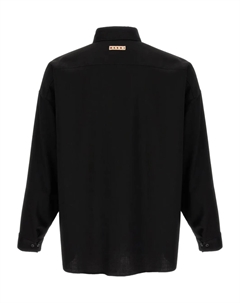 Шерстяная рубашка, черный Marni