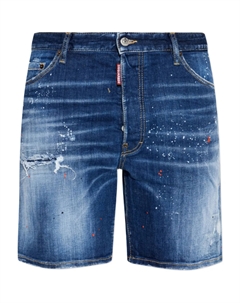 Хлопковые шорты, синий Dsquared2