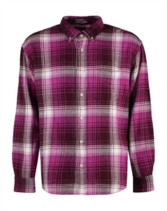 Рубашка из хлопка в клетку, фиолетовый Gant