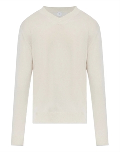 Джемпер с V-образным вырезом, нейтральный Eleventy