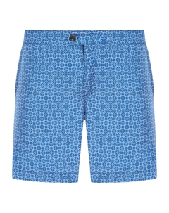 Узорчатые шорты для плавания, синий Incotex