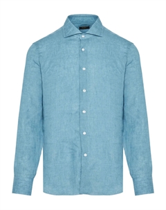 Льняная рубашка, синий Barba