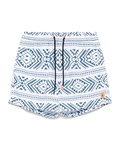 Плавки с геометрическим принтом, белый Save the duck