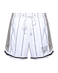 Шорты в тонкую полоску BATHING APE, белый A bathing ape®