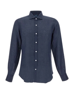 Льняная рубашка, синий Barba