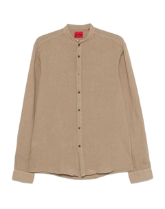 Льняная рубашка, коричневый Hugo