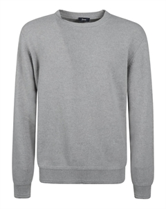 Шерстяной свитер, серый Herno