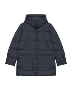 Пуховик с капюшоном, синий Marc o'polo