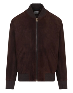 Замшевая куртка-бомбер, красный Paul smith