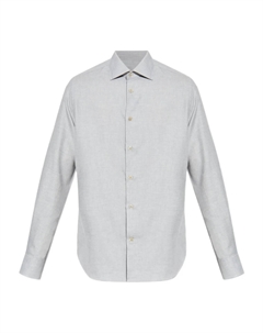 Легкая рубашка на пуговицах, серый Eleventy