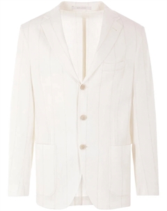 Однобортный пиджак, белый Eleventy