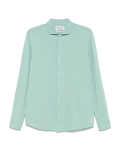 Рубашка из эластичного хлопка, зеленый Mc2 saint barth