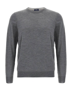 Джемпер с круглым вырезом, серый Barba